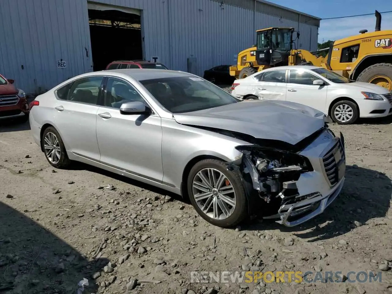 4 Photograph of a damaged car KMHGN4JE2KU300499 GENESIS G80 2019
