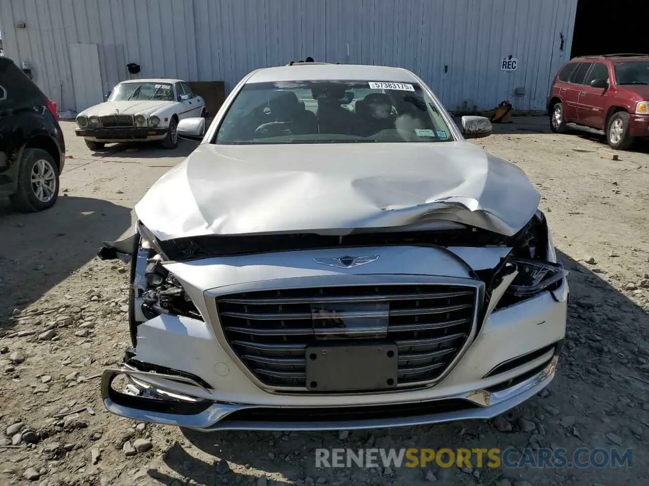 5 Photograph of a damaged car KMHGN4JE2KU300499 GENESIS G80 2019