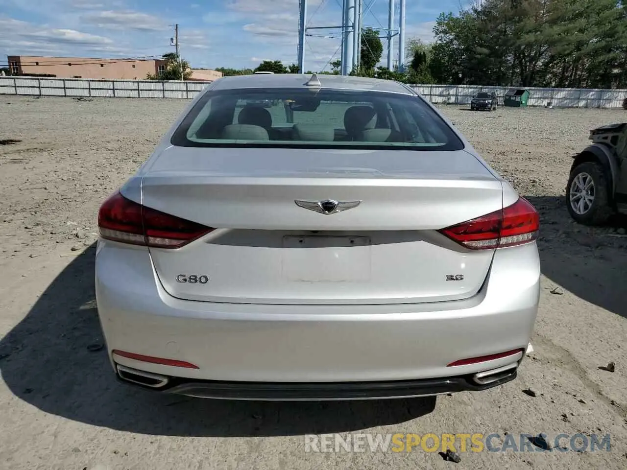 6 Photograph of a damaged car KMHGN4JE2KU300499 GENESIS G80 2019