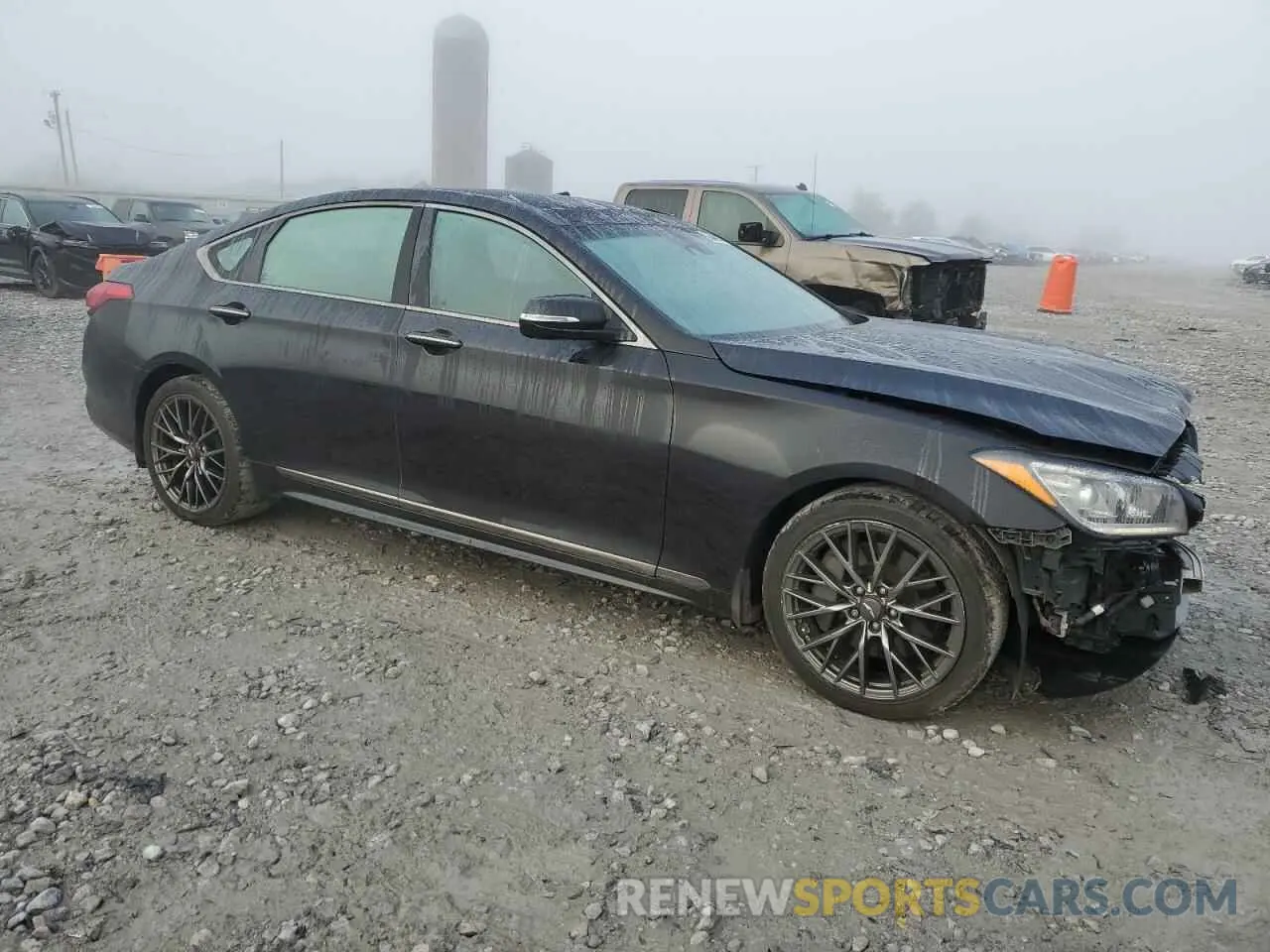 4 Photograph of a damaged car KMHGN4JE4KU291871 GENESIS G80 2019