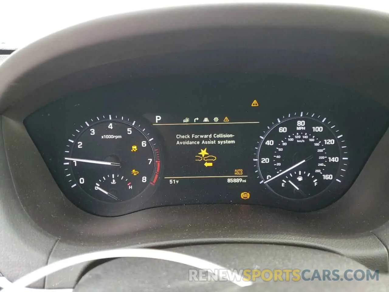 9 Photograph of a damaged car KMHGN4JE4KU291871 GENESIS G80 2019