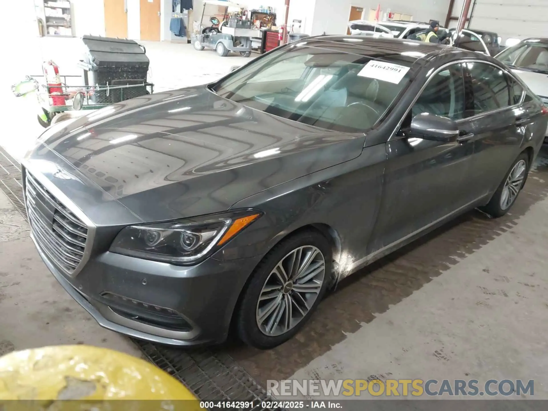 2 Photograph of a damaged car KMHGN4JE4KU299355 GENESIS G80 2019
