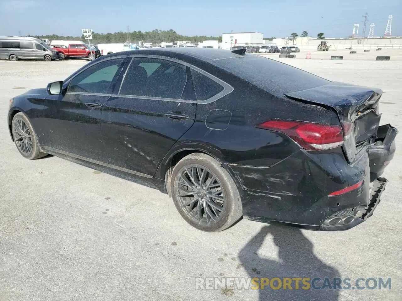 2 Photograph of a damaged car KMTFN4JB0KU327028 GENESIS G80 2019