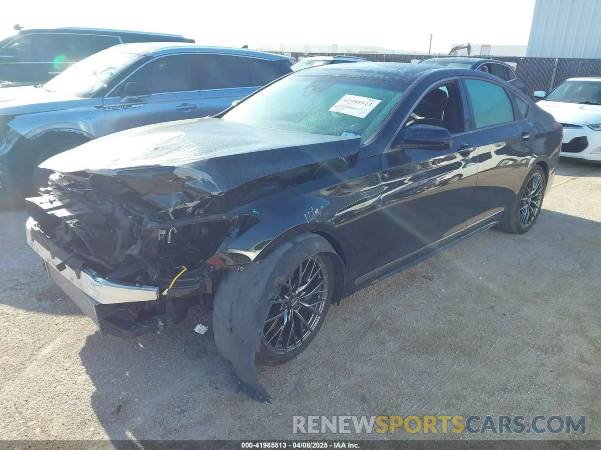 2 Photograph of a damaged car KMTFN4JB5KU312637 GENESIS G80 2019