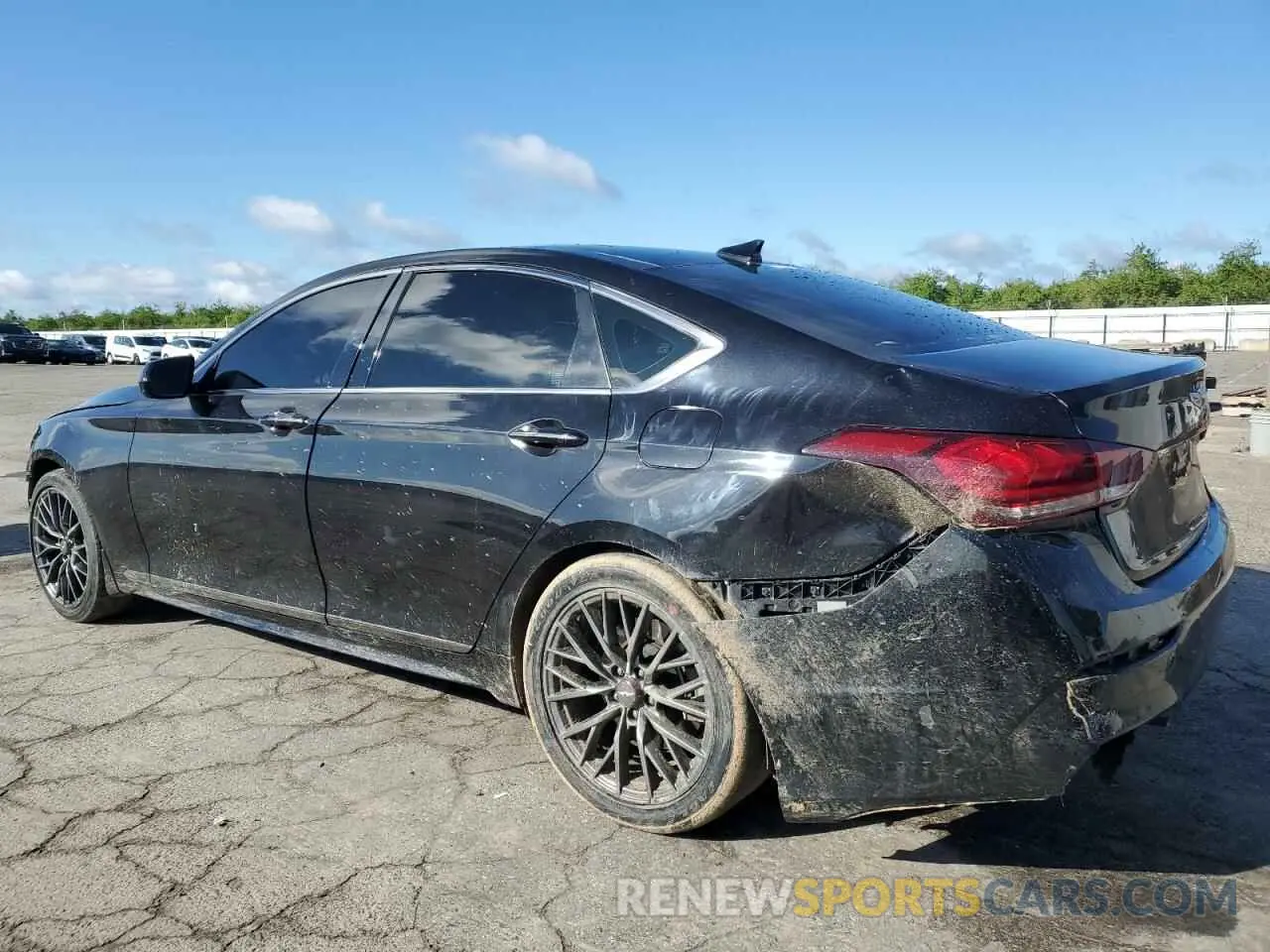 2 Photograph of a damaged car KMTFN4JB6KU306295 GENESIS G80 2019