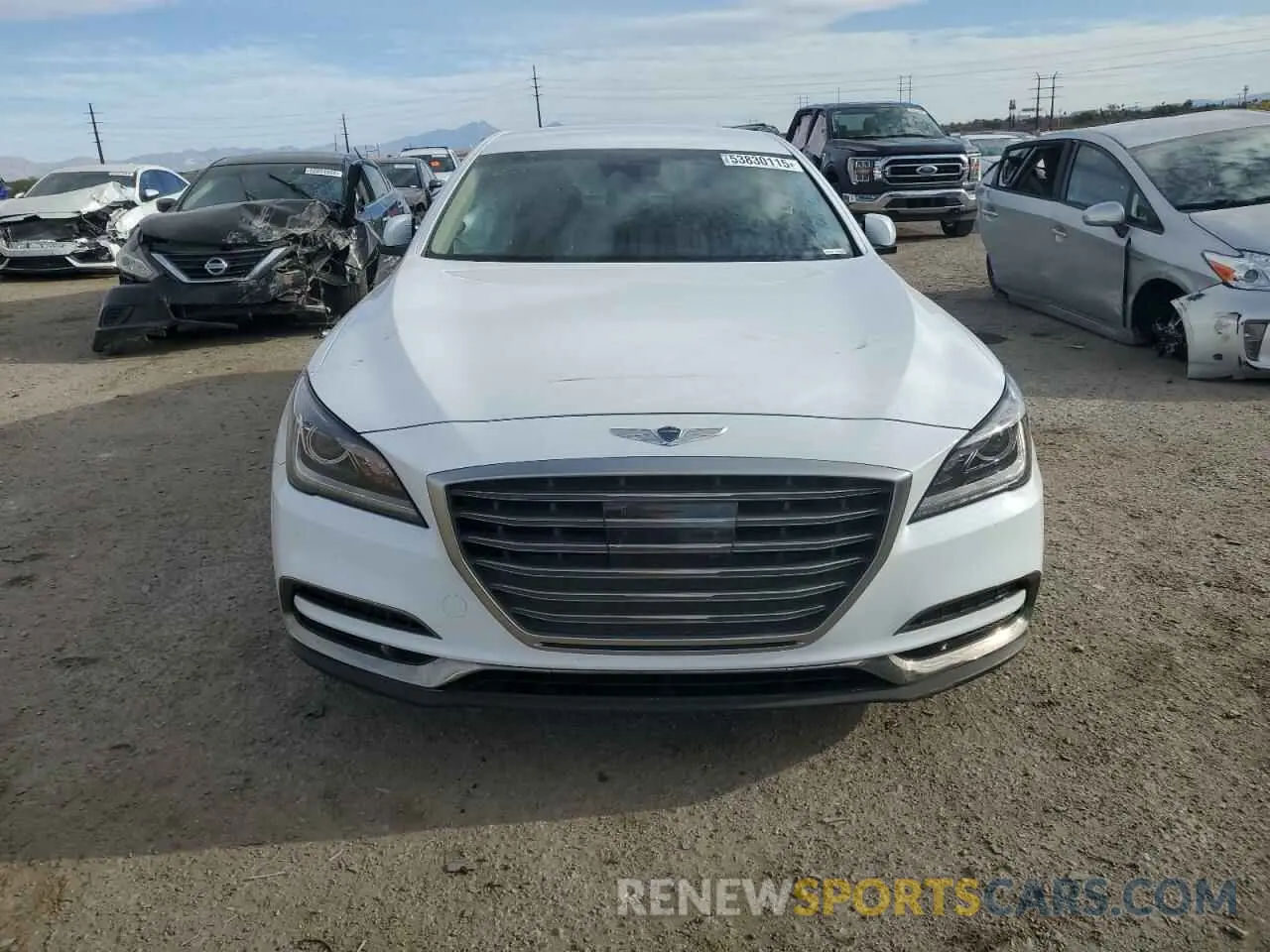 5 Photograph of a damaged car KMTFN4JE2KU322259 GENESIS G80 2019