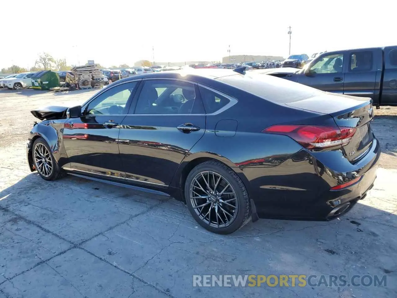 2 Photograph of a damaged car KMTFN4JE6KU310261 GENESIS G80 2019