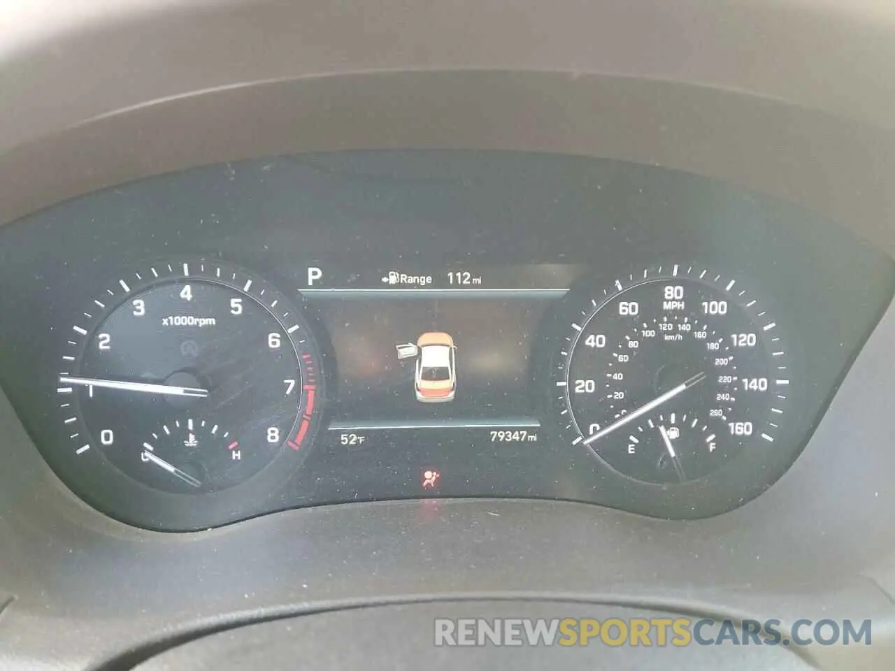 9 Photograph of a damaged car KMTFN4JE6KU310261 GENESIS G80 2019