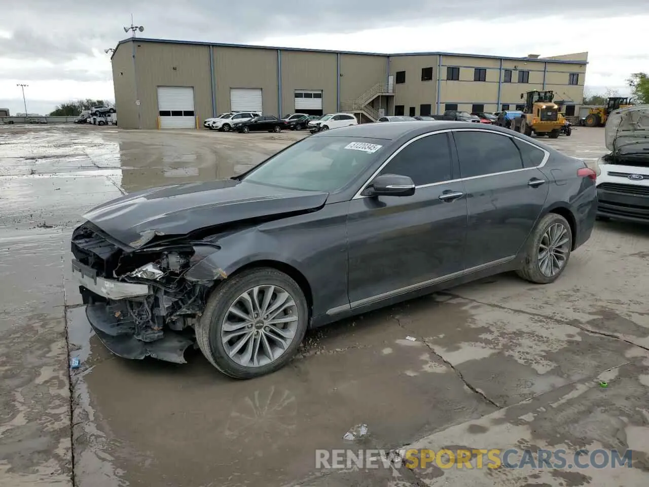 1 Photograph of a damaged car KMTFN4JEXKU306519 GENESIS G80 2019
