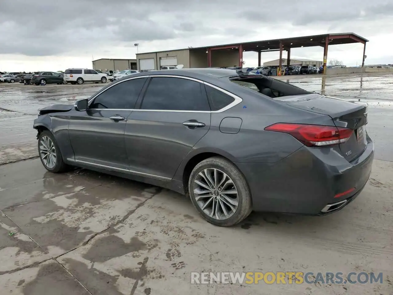 2 Photograph of a damaged car KMTFN4JEXKU306519 GENESIS G80 2019