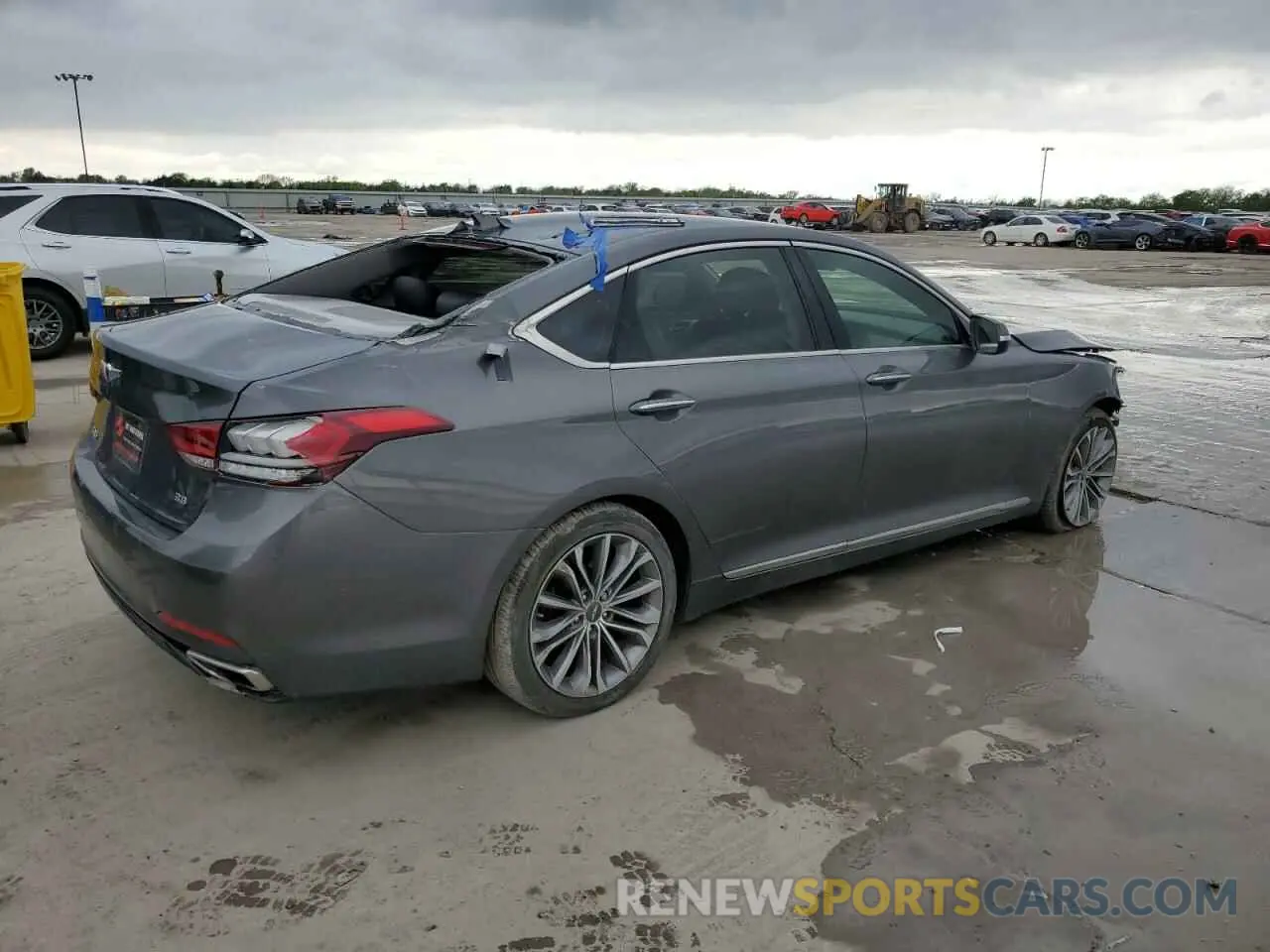 3 Photograph of a damaged car KMTFN4JEXKU306519 GENESIS G80 2019