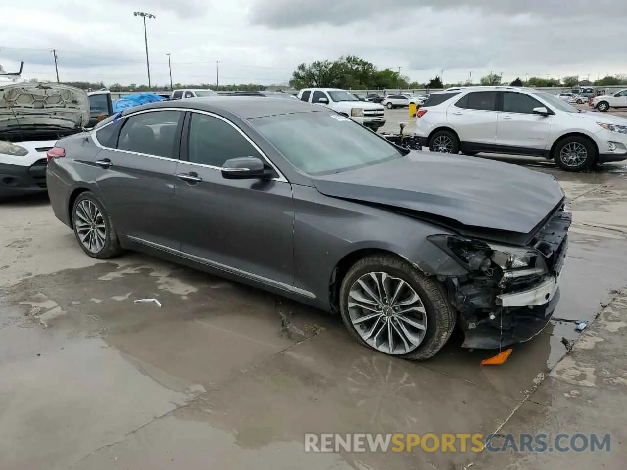 4 Photograph of a damaged car KMTFN4JEXKU306519 GENESIS G80 2019