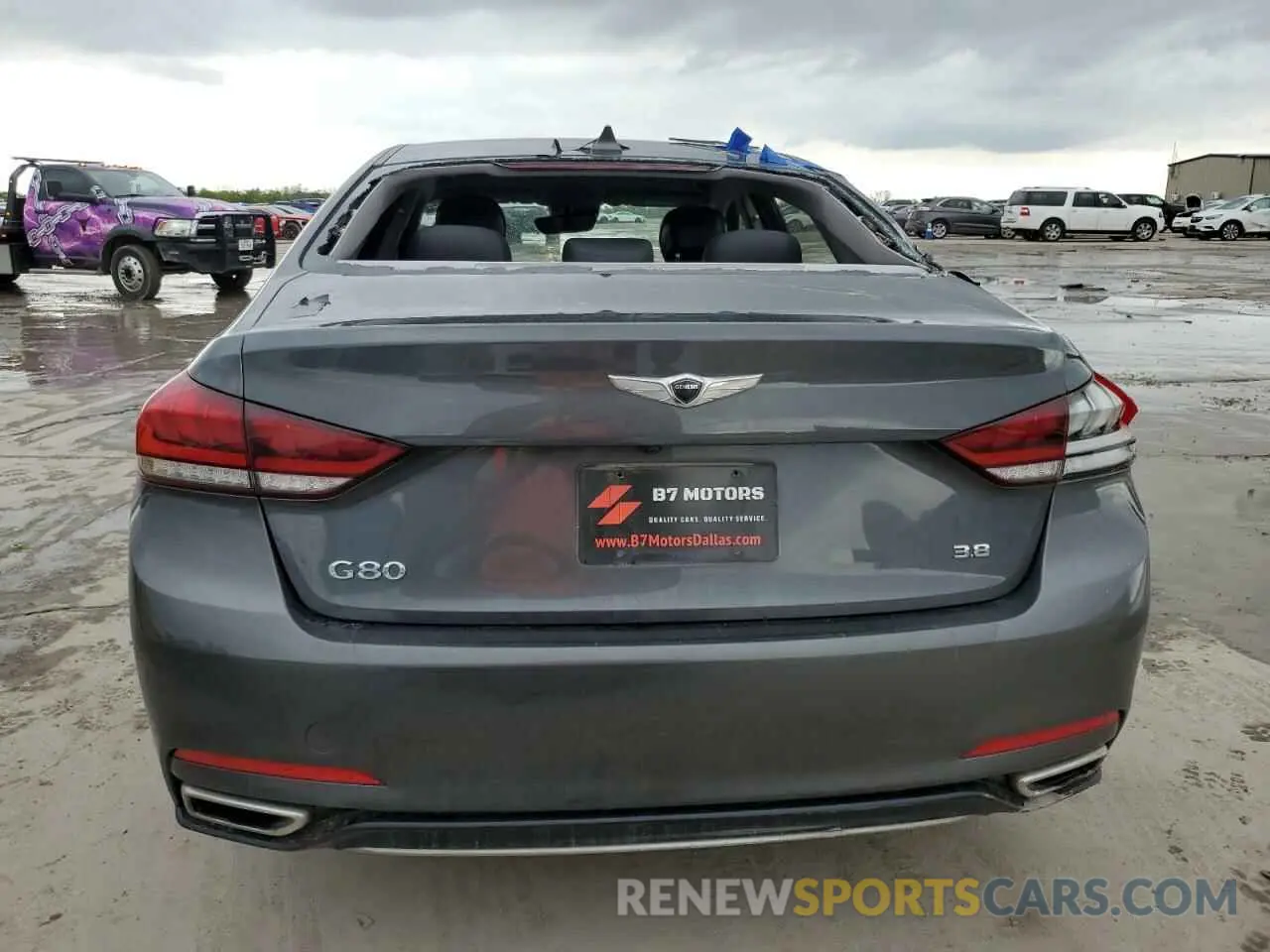 6 Photograph of a damaged car KMTFN4JEXKU306519 GENESIS G80 2019