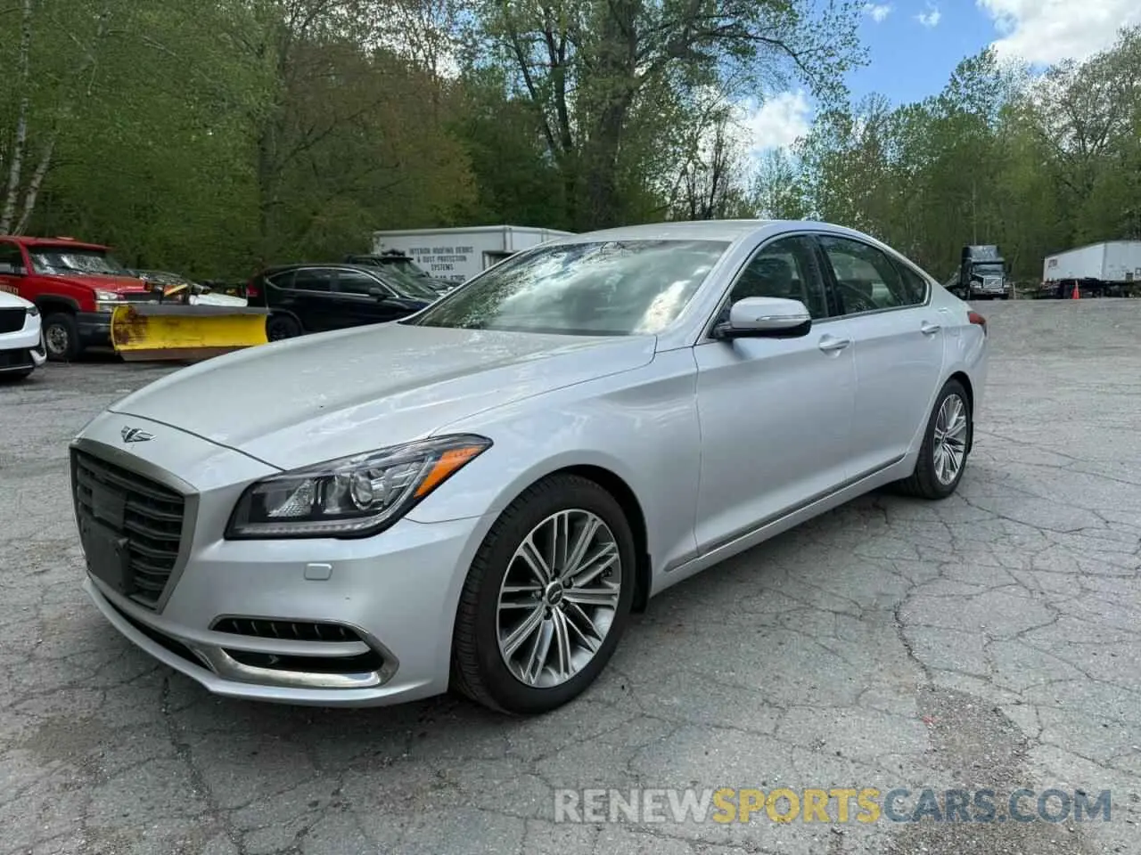 2 Photograph of a damaged car KMTFN4JEXKU309825 GENESIS G80 2019