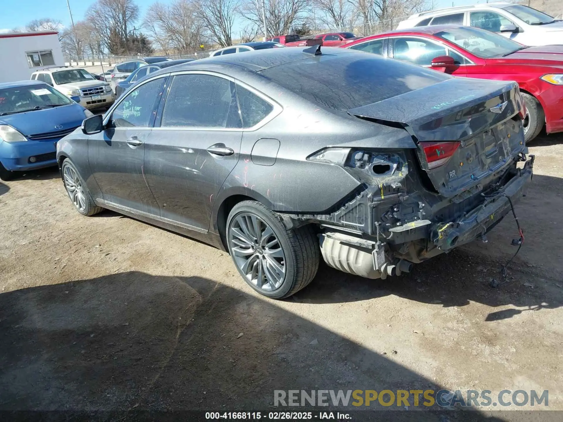 3 Photograph of a damaged car KMTFN4JF5KU313354 GENESIS G80 2019