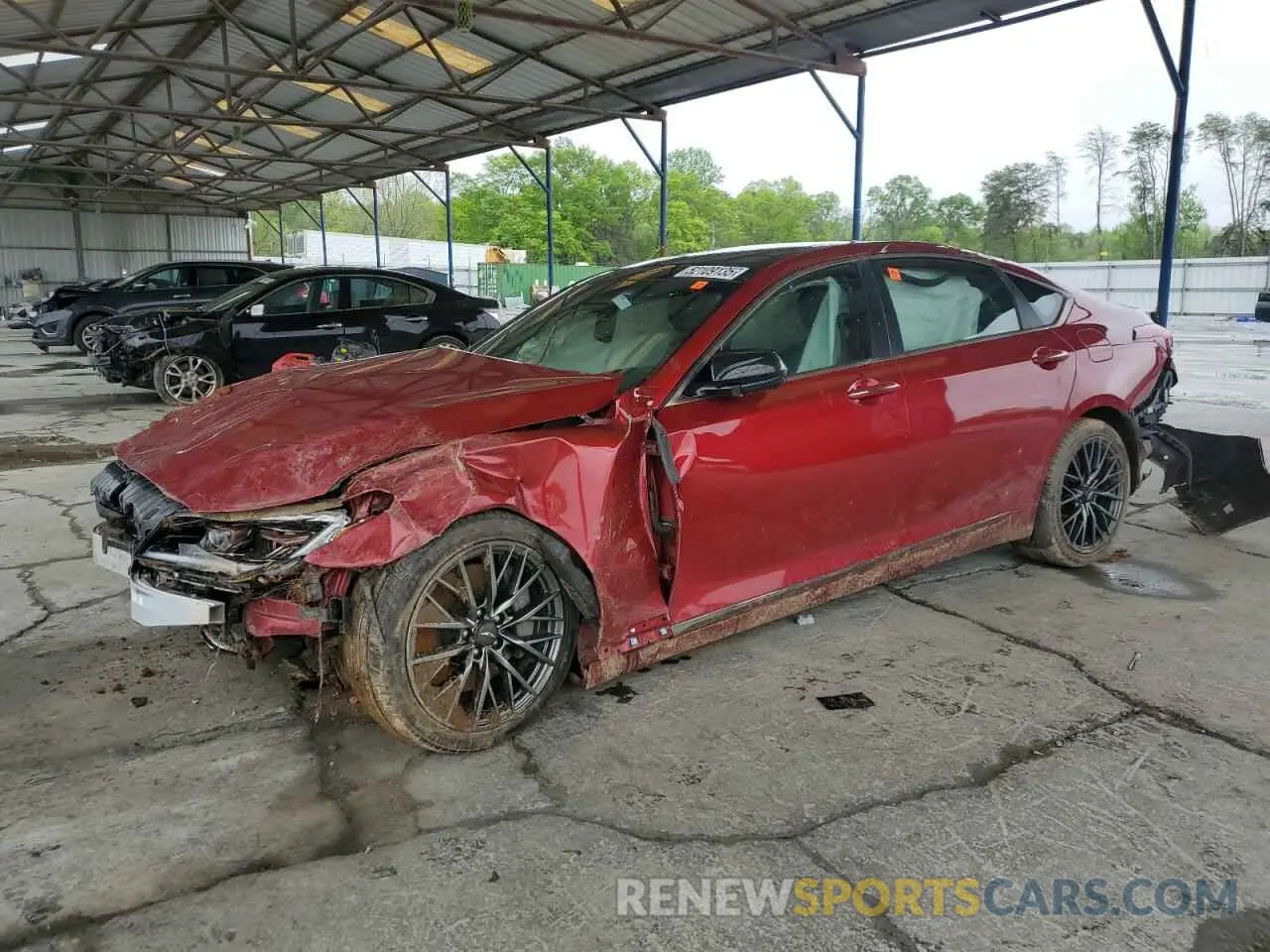 1 Photograph of a damaged car KMTFN4JB6LU339167 GENESIS G80 2020
