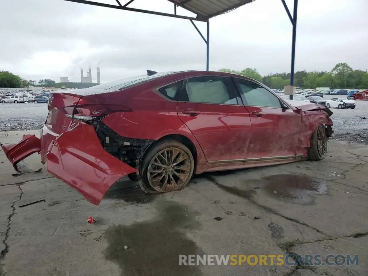 3 Photograph of a damaged car KMTFN4JB6LU339167 GENESIS G80 2020