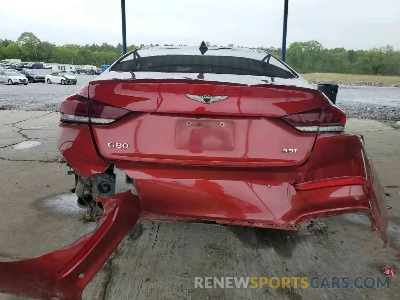 6 Photograph of a damaged car KMTFN4JB6LU339167 GENESIS G80 2020