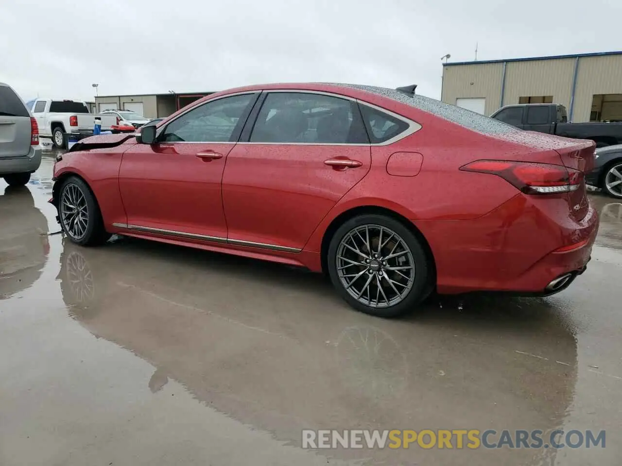 2 Photograph of a damaged car KMTFN4JE4LU328954 GENESIS G80 2020