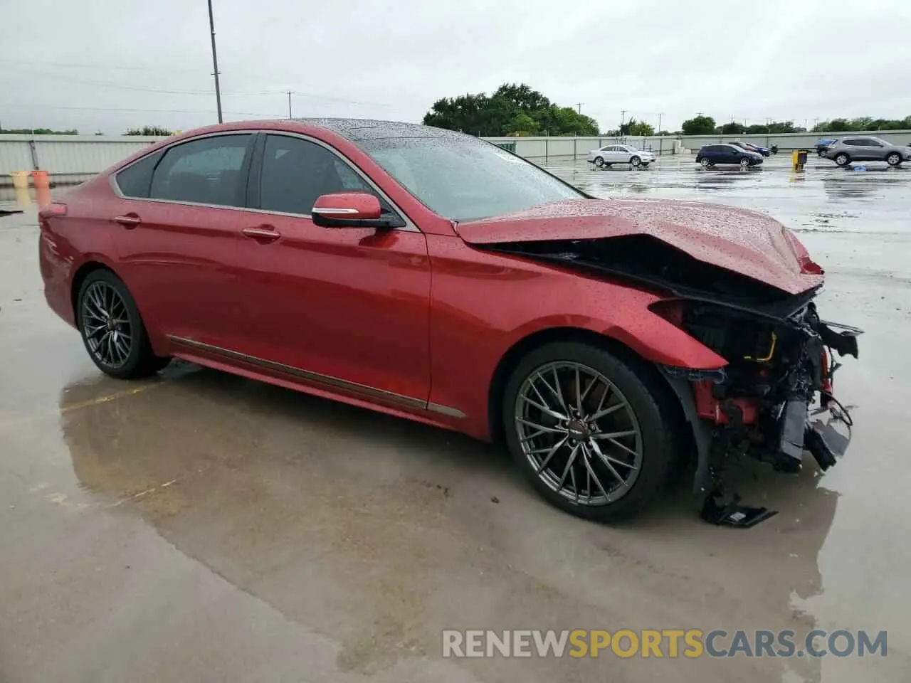 4 Photograph of a damaged car KMTFN4JE4LU328954 GENESIS G80 2020