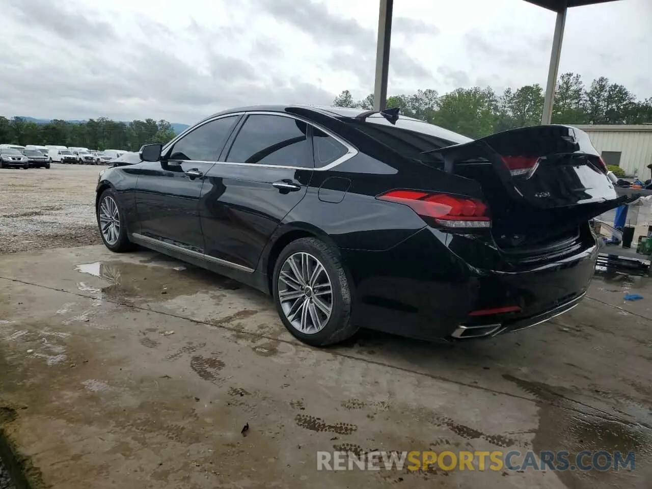 2 Photograph of a damaged car KMTFN4JE4LU334673 GENESIS G80 2020