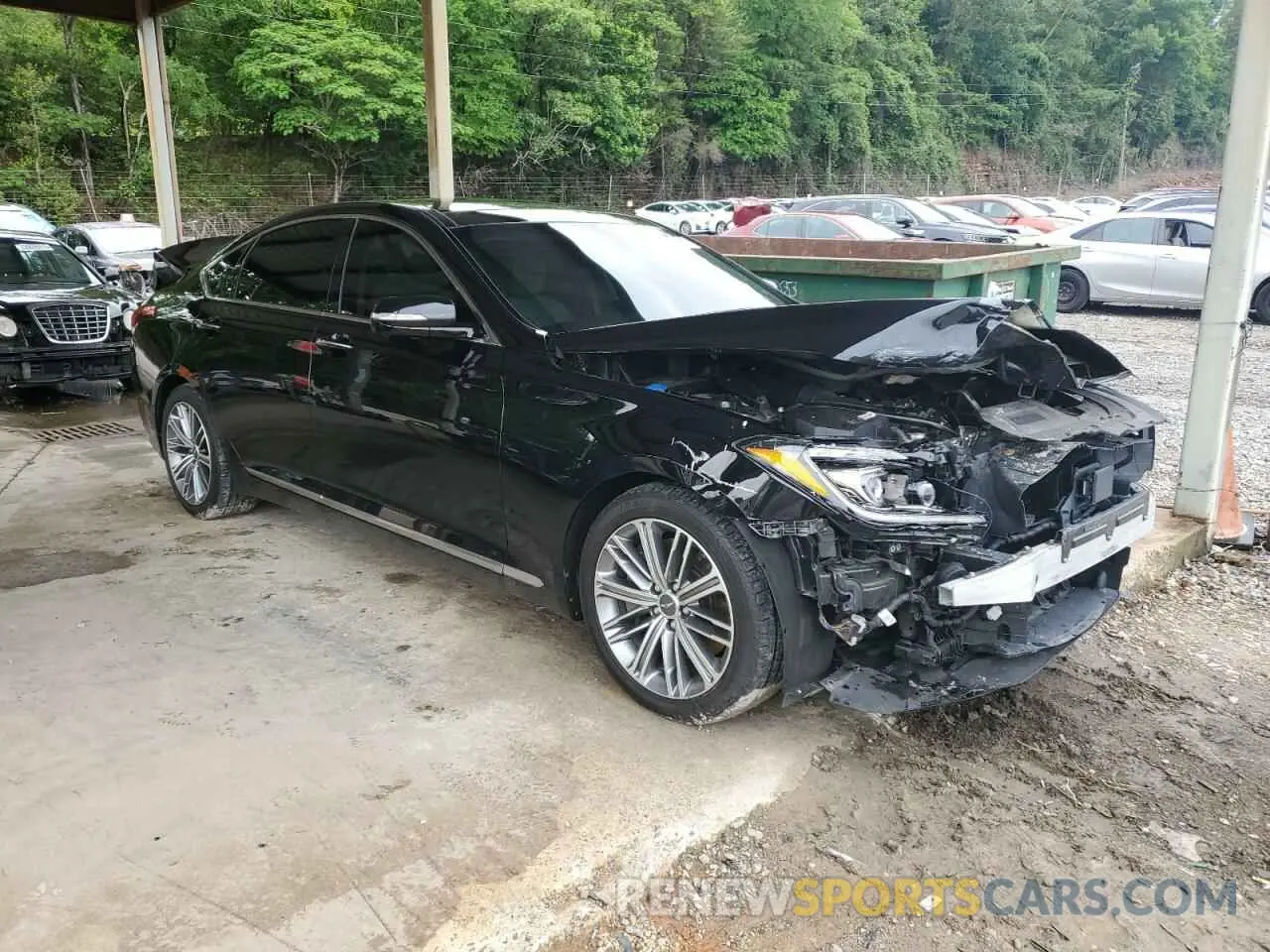 4 Photograph of a damaged car KMTFN4JE4LU334673 GENESIS G80 2020
