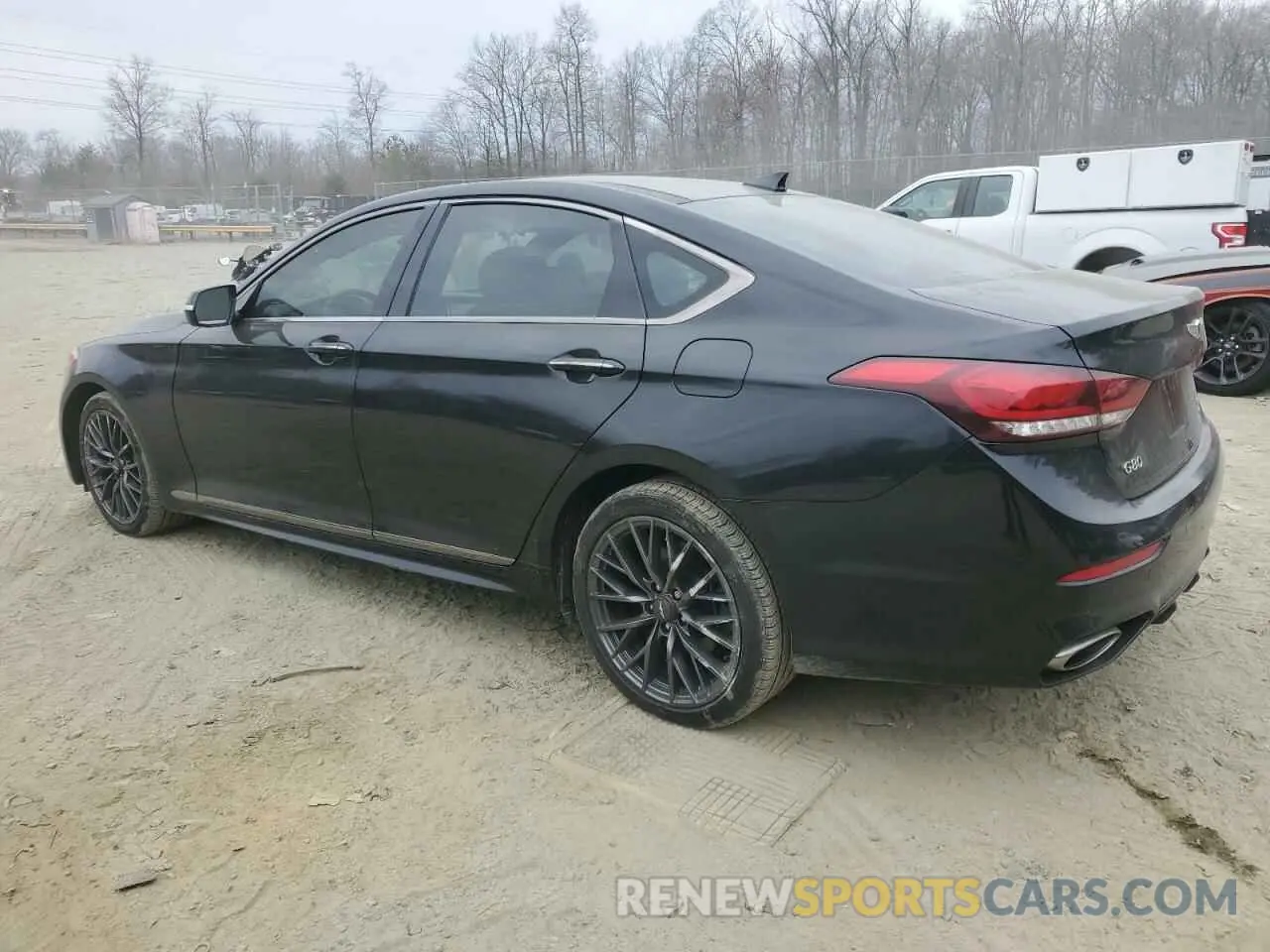 2 Photograph of a damaged car KMTFN4JE7LU338121 GENESIS G80 2020