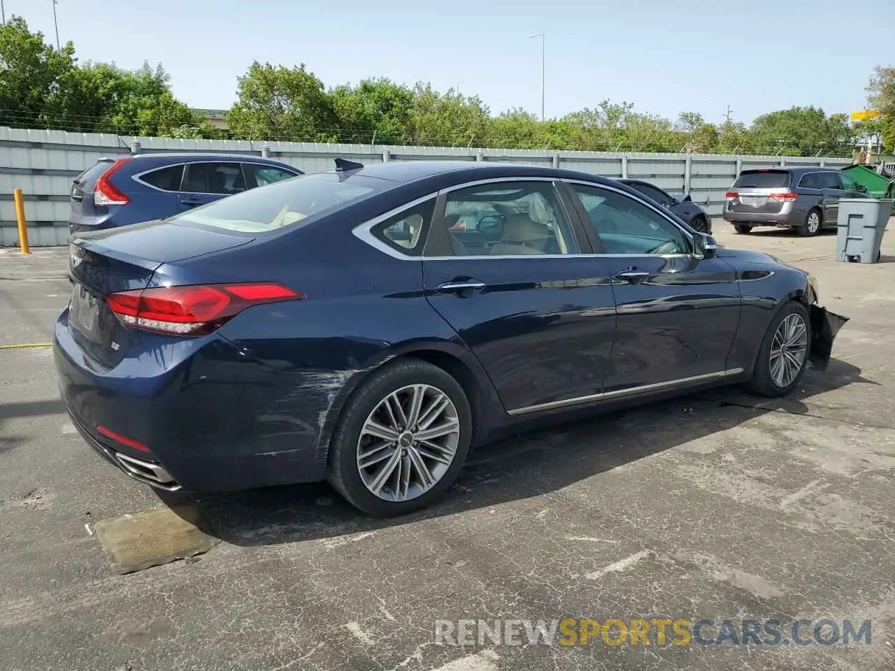 3 Photograph of a damaged car KMTFN4JEXLU337108 GENESIS G80 2020