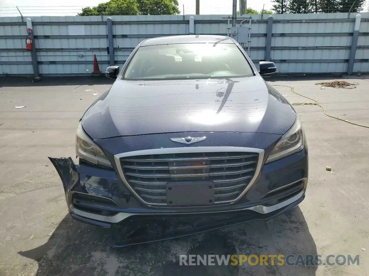5 Photograph of a damaged car KMTFN4JEXLU337108 GENESIS G80 2020