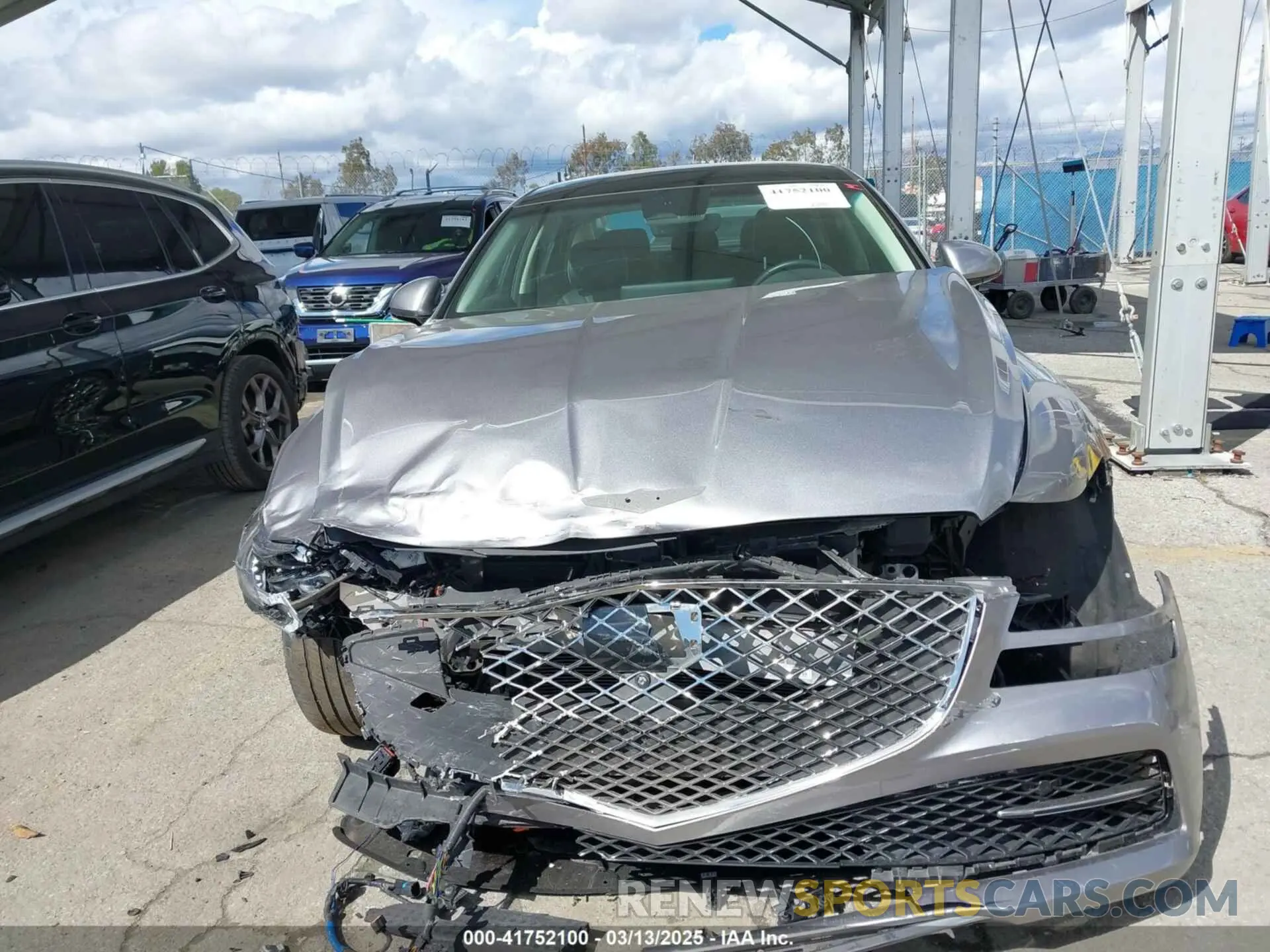 13 Photograph of a damaged car KMTGB4SC2MU047585 GENESIS G80 2021