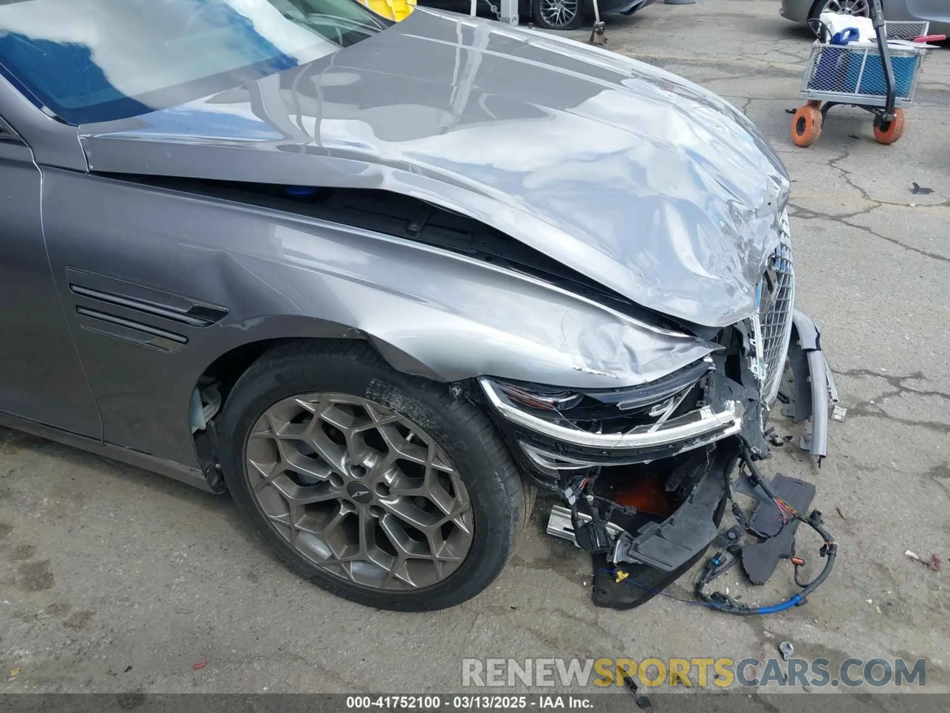 6 Photograph of a damaged car KMTGB4SC2MU047585 GENESIS G80 2021