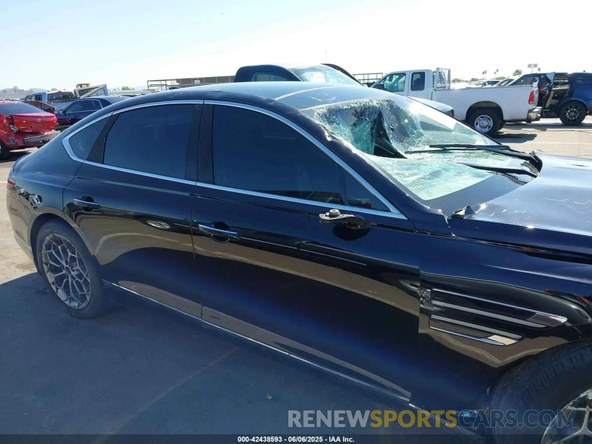 13 Photograph of a damaged car KMTGB4SC7MU073552 GENESIS G80 2021