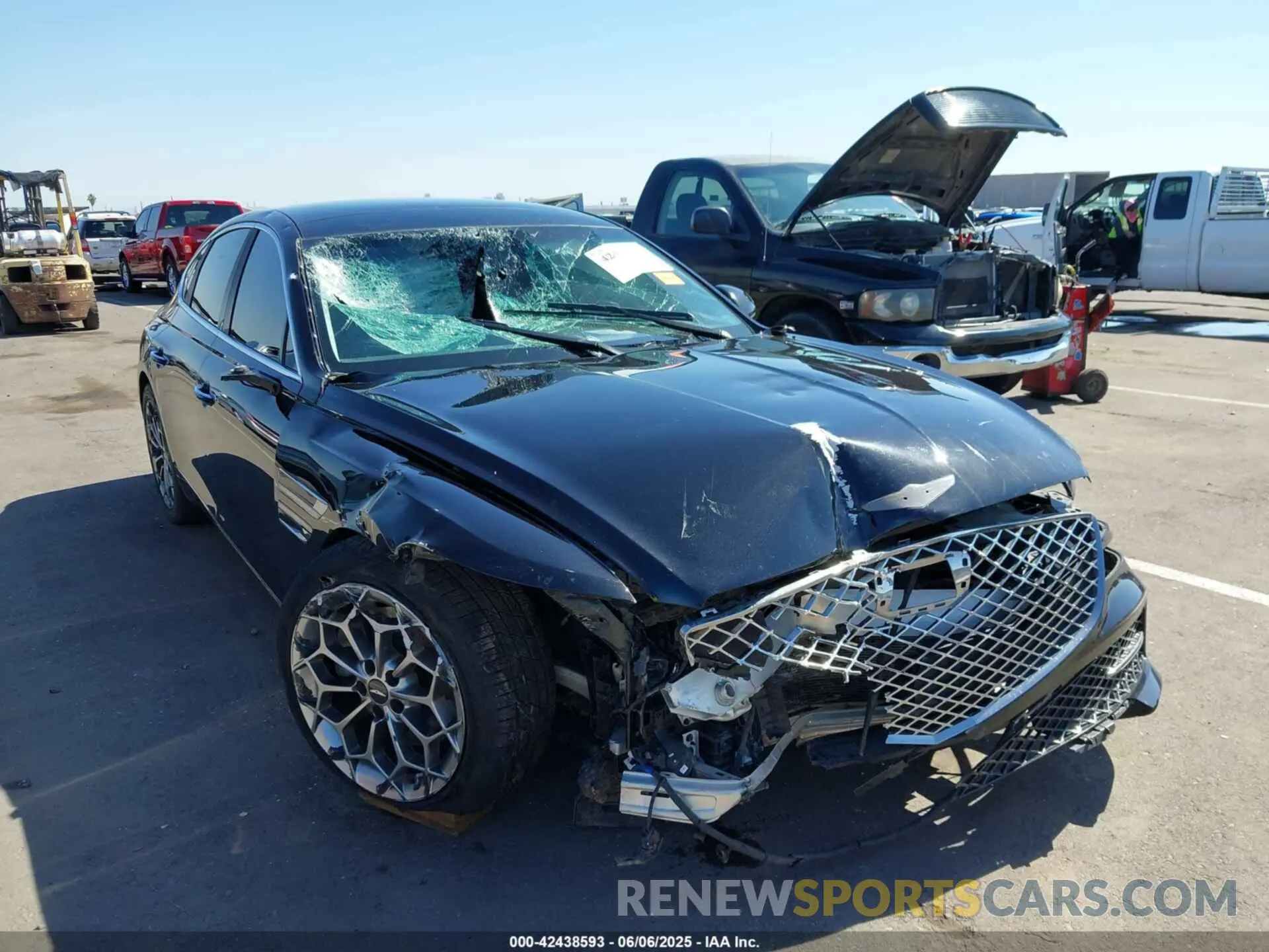 6 Photograph of a damaged car KMTGB4SC7MU073552 GENESIS G80 2021