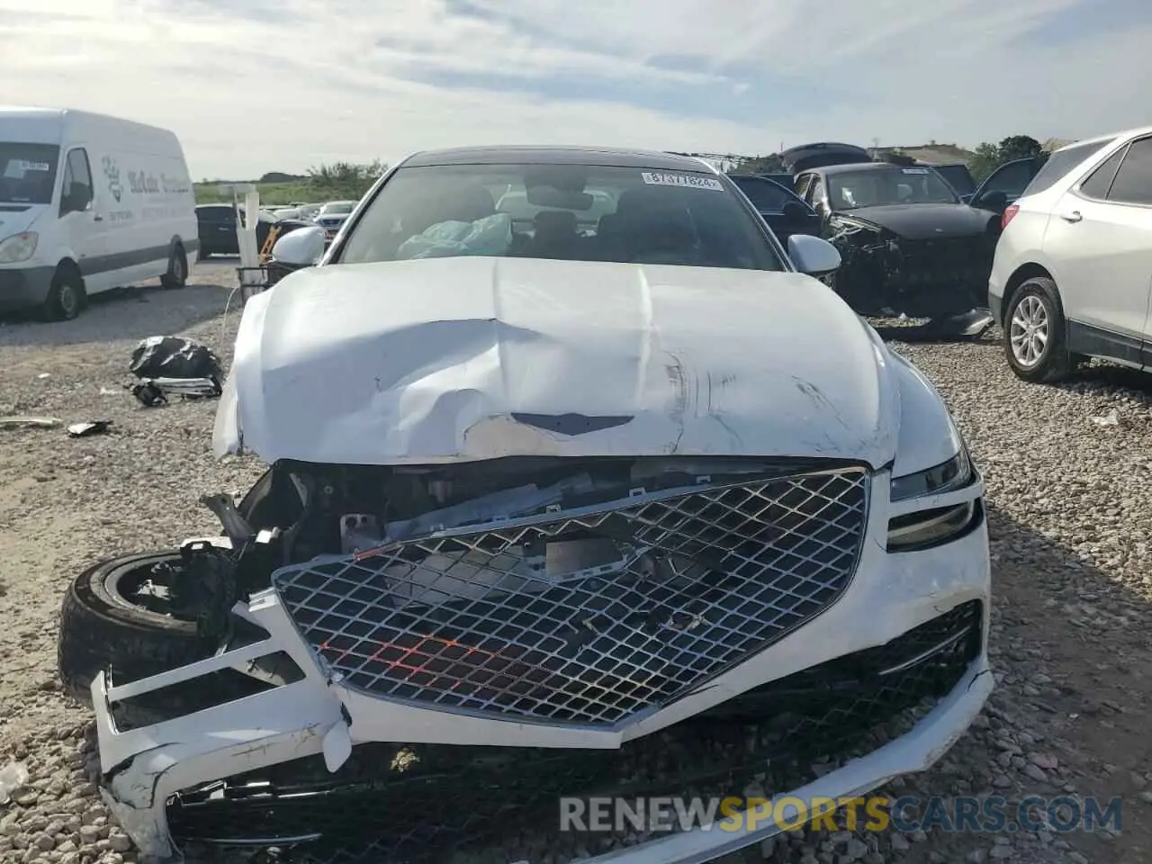 5 Photograph of a damaged car KMTGB4SC8MU044111 GENESIS G80 2021