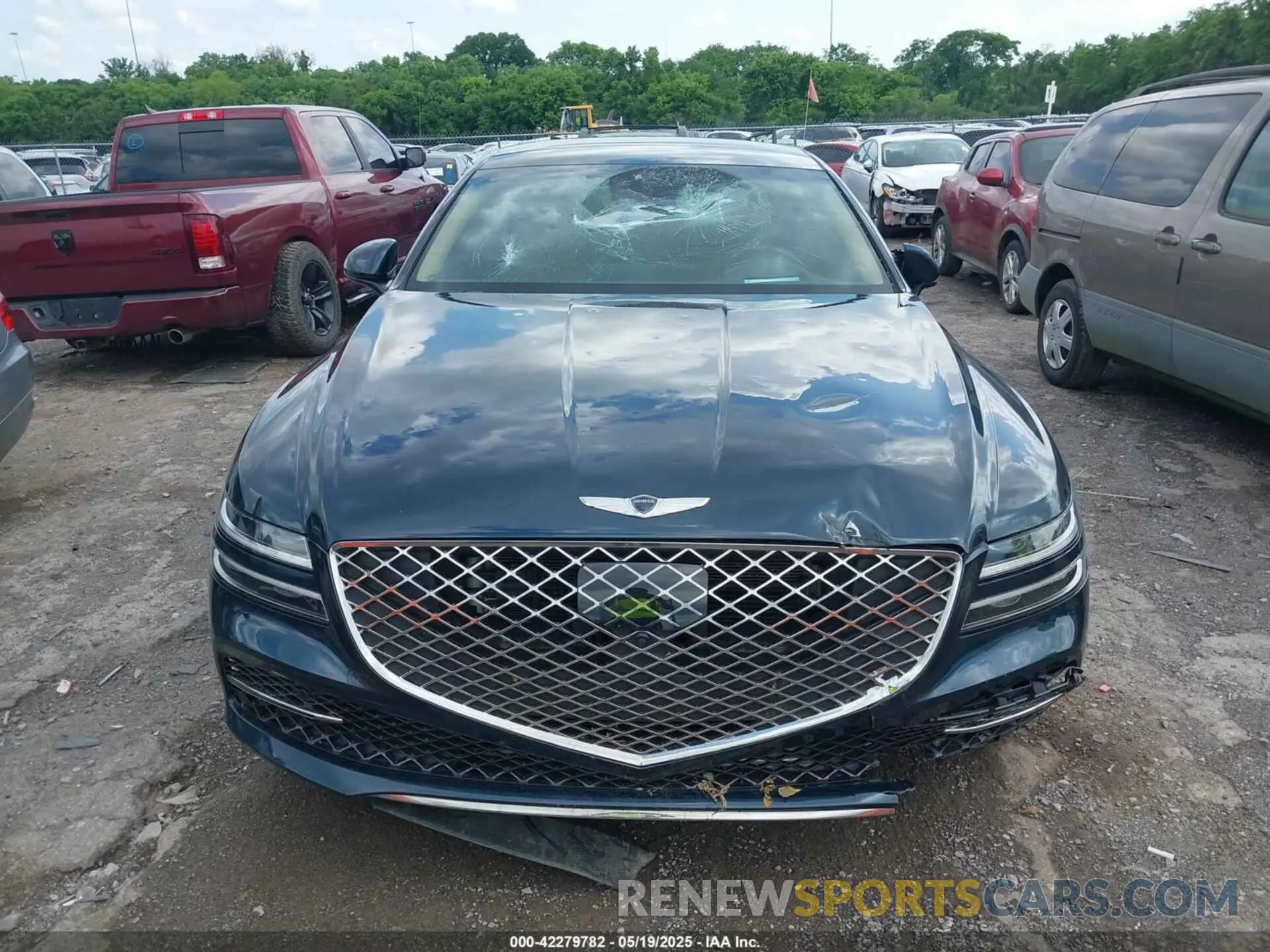 13 Photograph of a damaged car KMTGC4SD0MU081577 GENESIS G80 2021