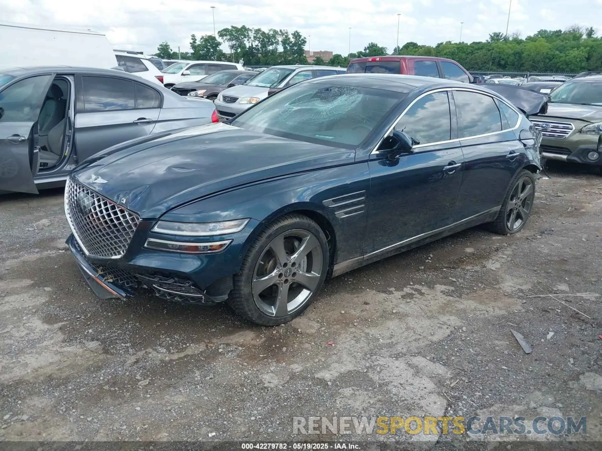 2 Photograph of a damaged car KMTGC4SD0MU081577 GENESIS G80 2021