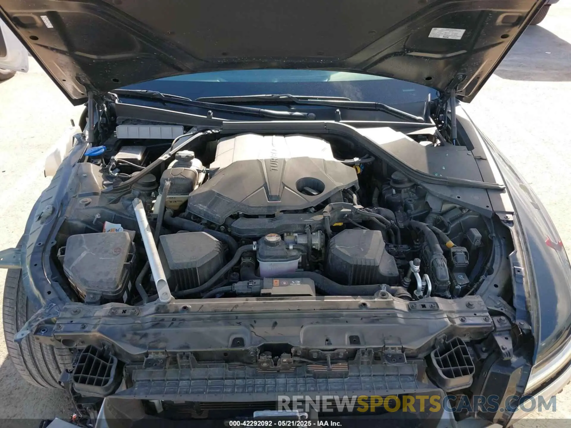 10 Photograph of a damaged car KMTGC4SD9MU049257 GENESIS G80 2021