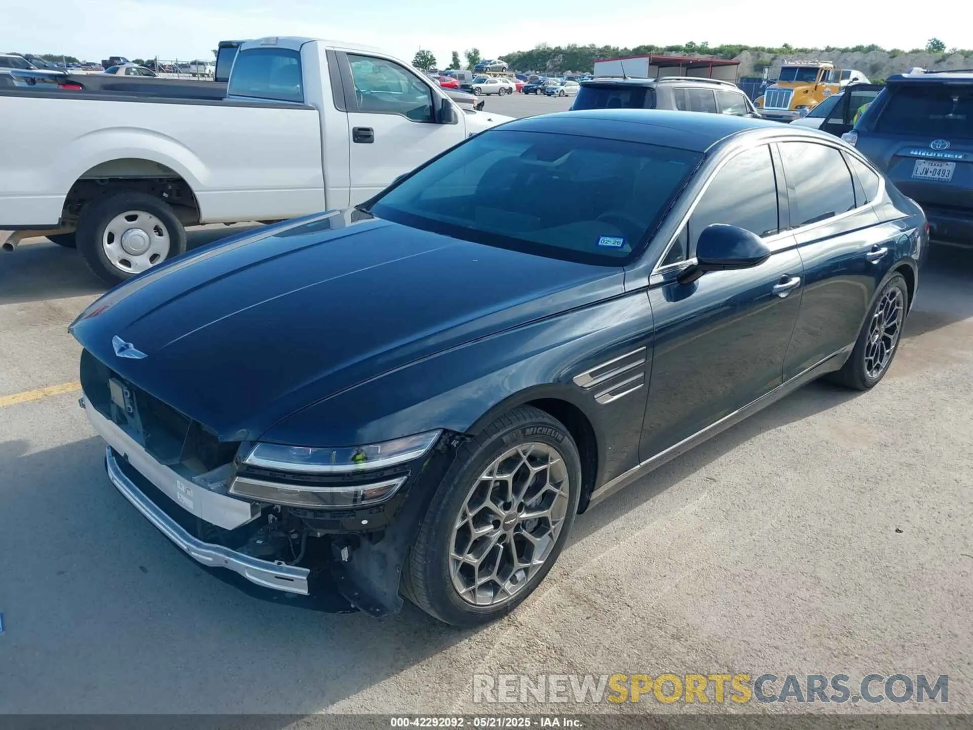 2 Photograph of a damaged car KMTGC4SD9MU049257 GENESIS G80 2021