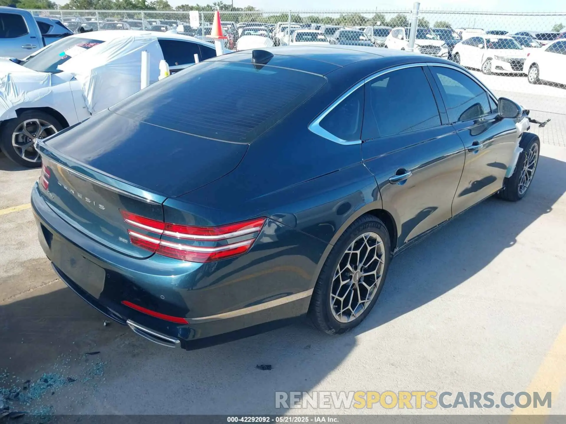 4 Photograph of a damaged car KMTGC4SD9MU049257 GENESIS G80 2021