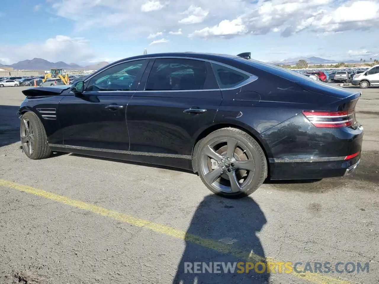 2 Photograph of a damaged car KMTGC4SDXMU049610 GENESIS G80 2021