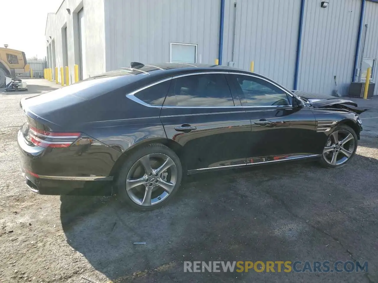 3 Photograph of a damaged car KMTGC4SDXMU049610 GENESIS G80 2021