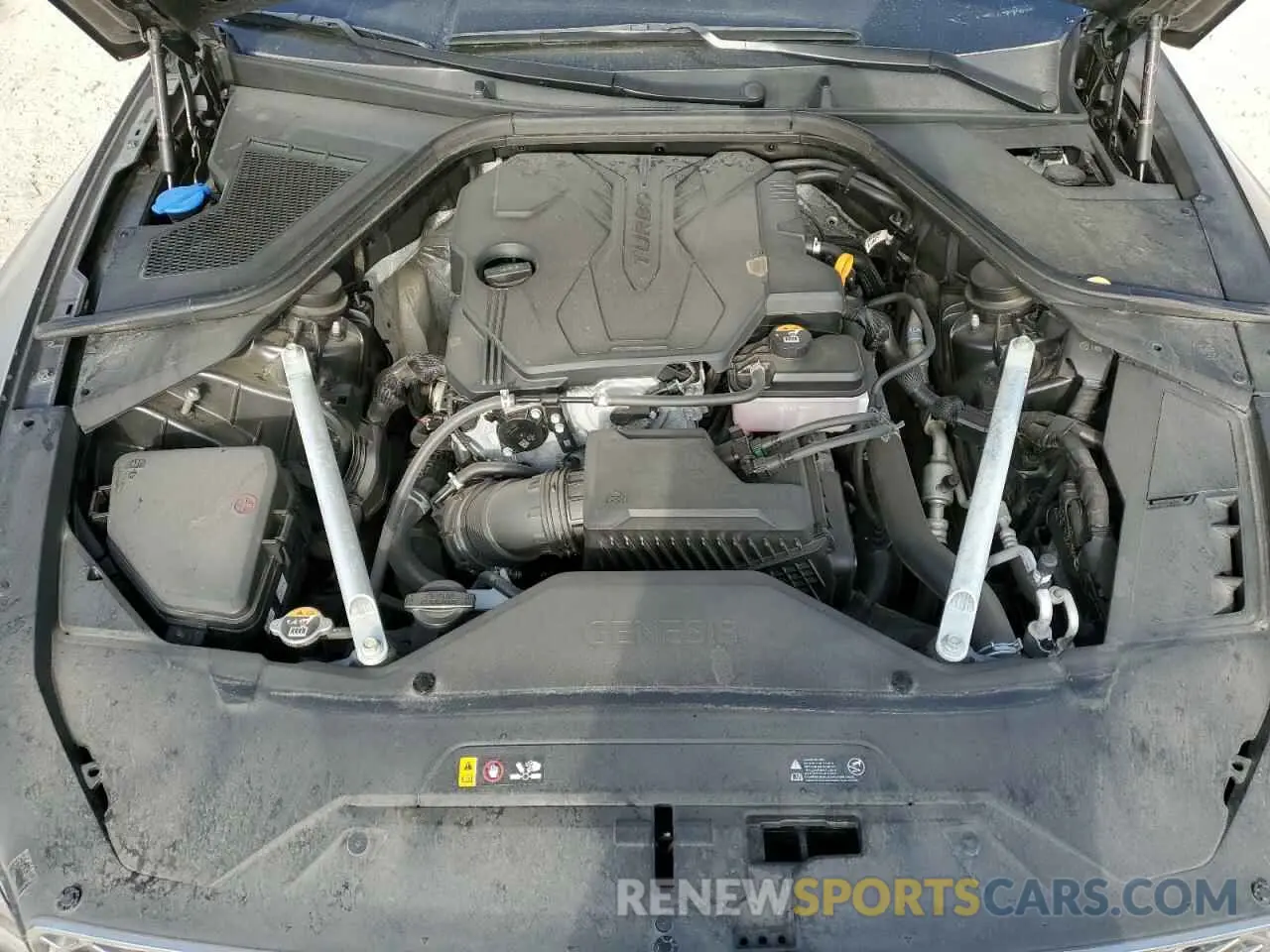11 Photograph of a damaged car KMTGB4SC1NU104196 GENESIS G80 2022