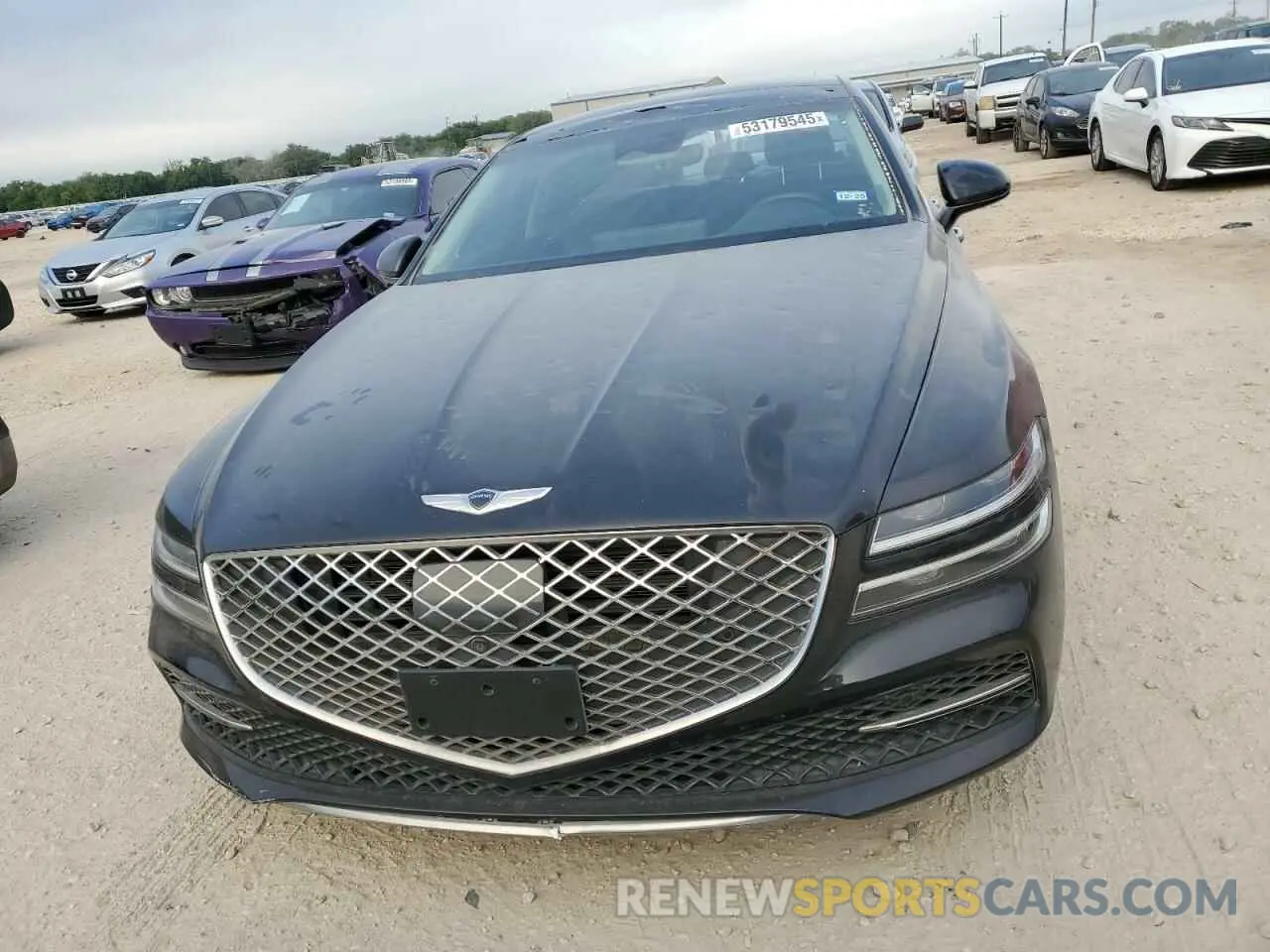 5 Photograph of a damaged car KMTGB4SC1NU104196 GENESIS G80 2022