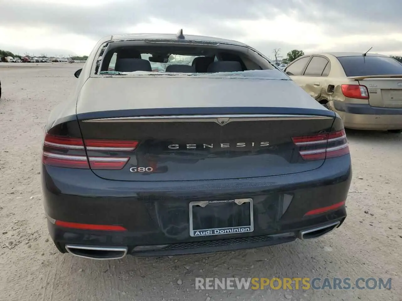 6 Photograph of a damaged car KMTGB4SC1NU104196 GENESIS G80 2022