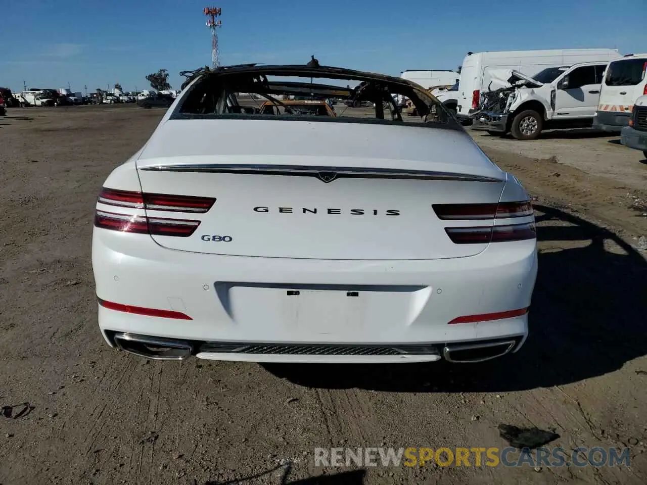 6 Photograph of a damaged car KMTGB4SC5NU130025 GENESIS G80 2022