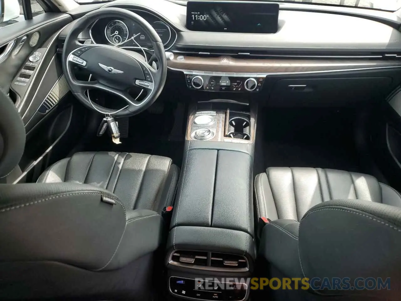 8 Photograph of a damaged car KMTGB4SC7NU092264 GENESIS G80 2022