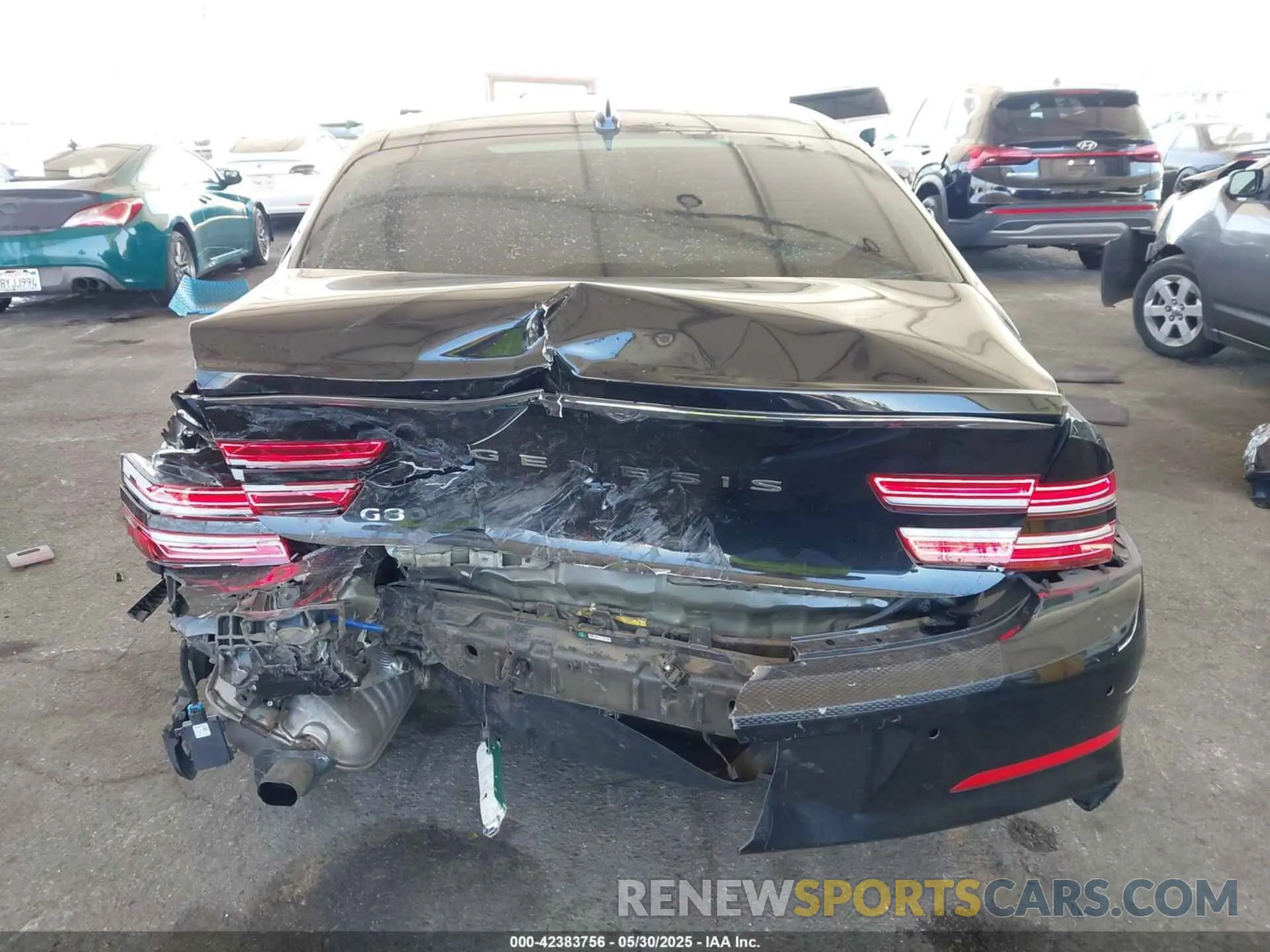 6 Photograph of a damaged car KMTGB4SC8NU112618 GENESIS G80 2022
