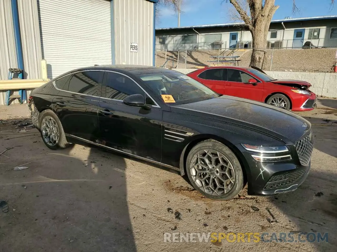 4 Photograph of a damaged car KMTGB4SCXNU137567 GENESIS G80 2022