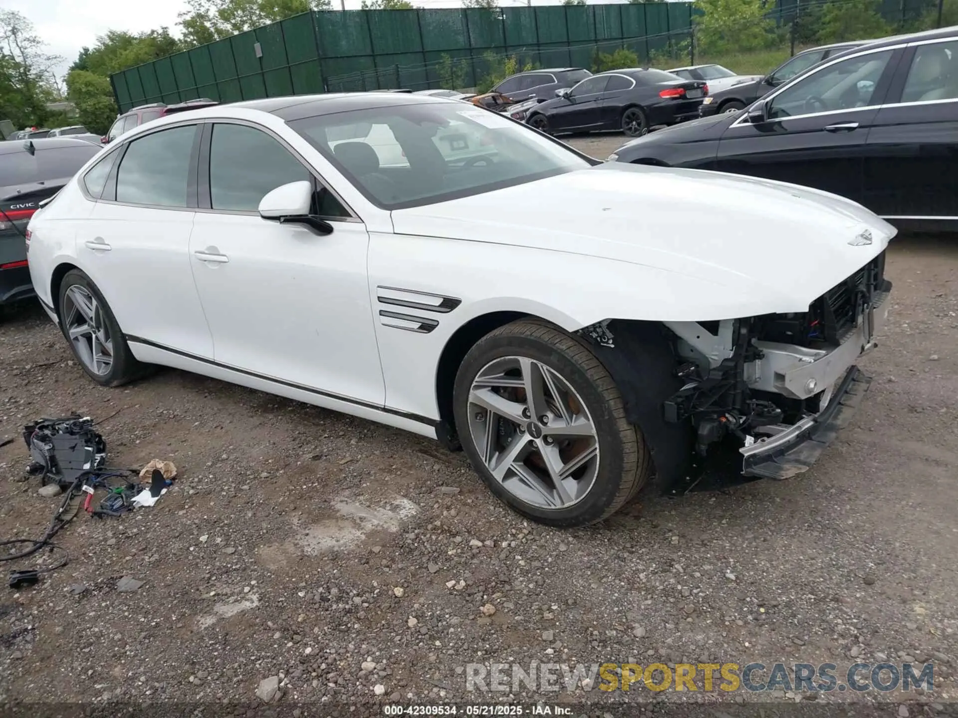 1 Photograph of a damaged car KMTGA4SC4PU153169 GENESIS G80 2023
