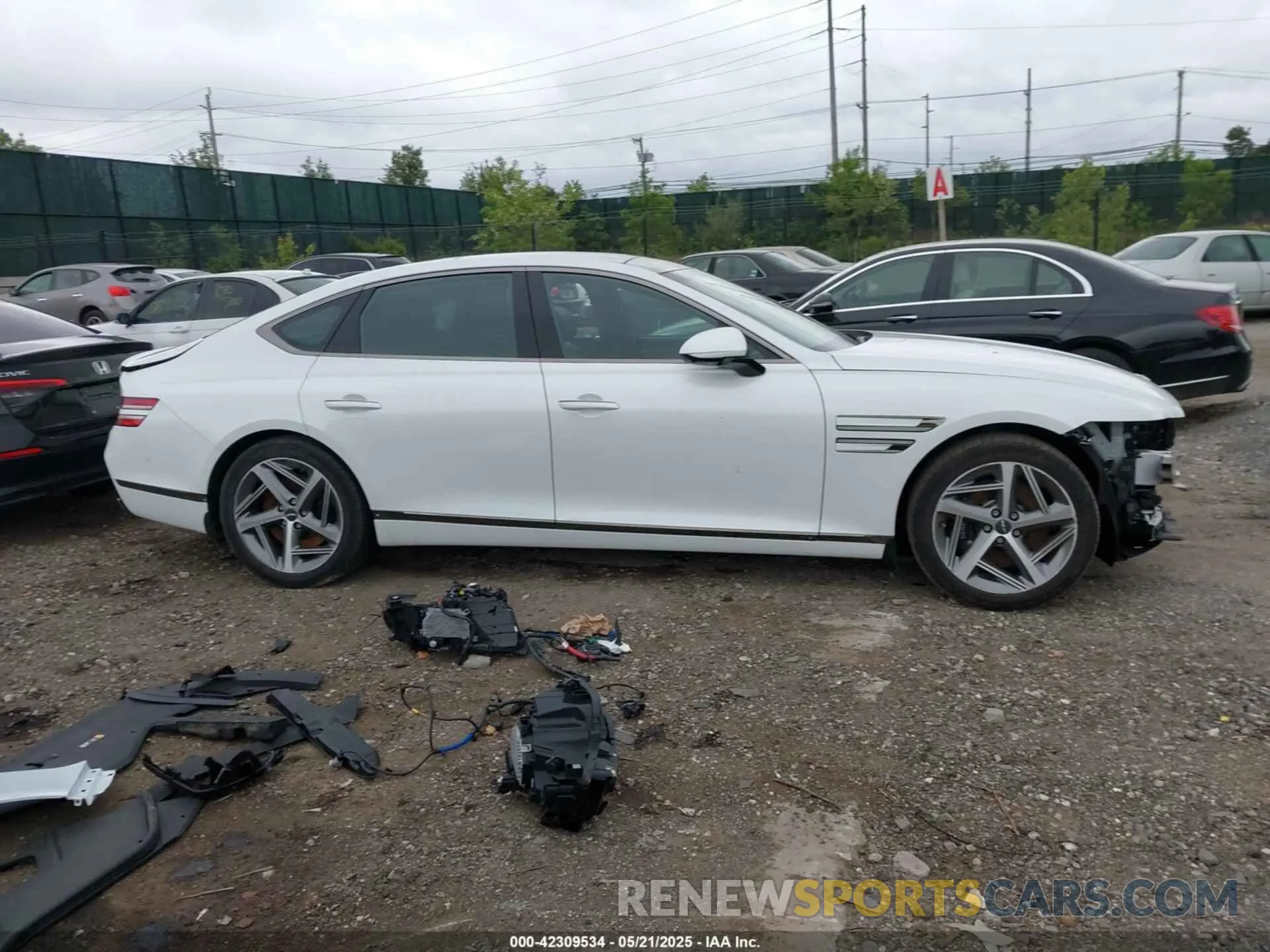 14 Photograph of a damaged car KMTGA4SC4PU153169 GENESIS G80 2023